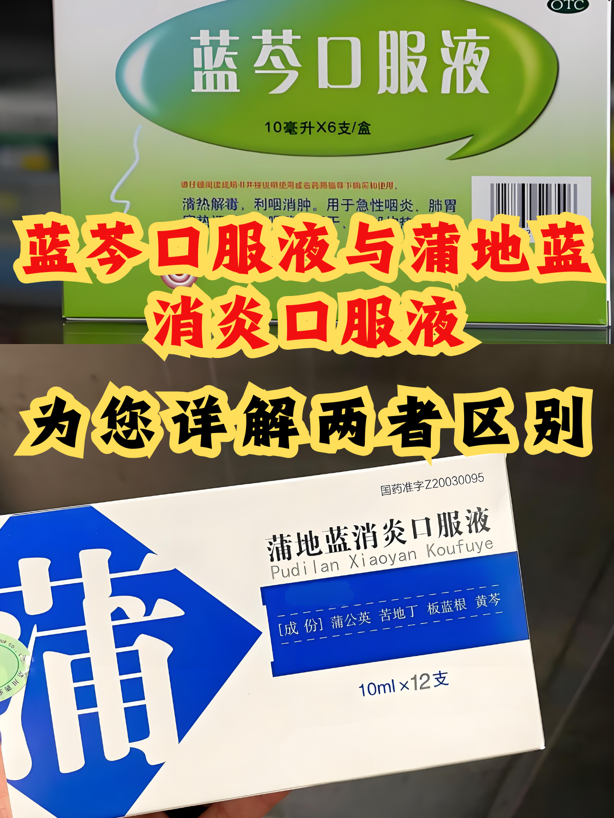 蒲地蓝消炎口服液