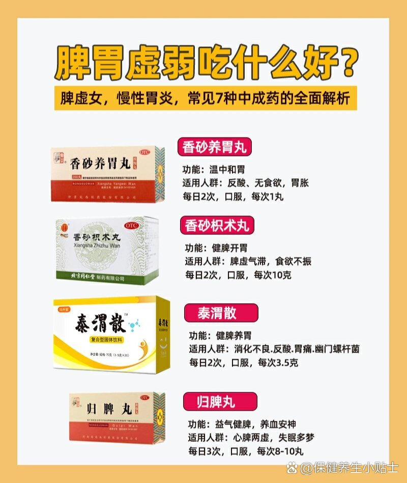 气虚吃什么中成药