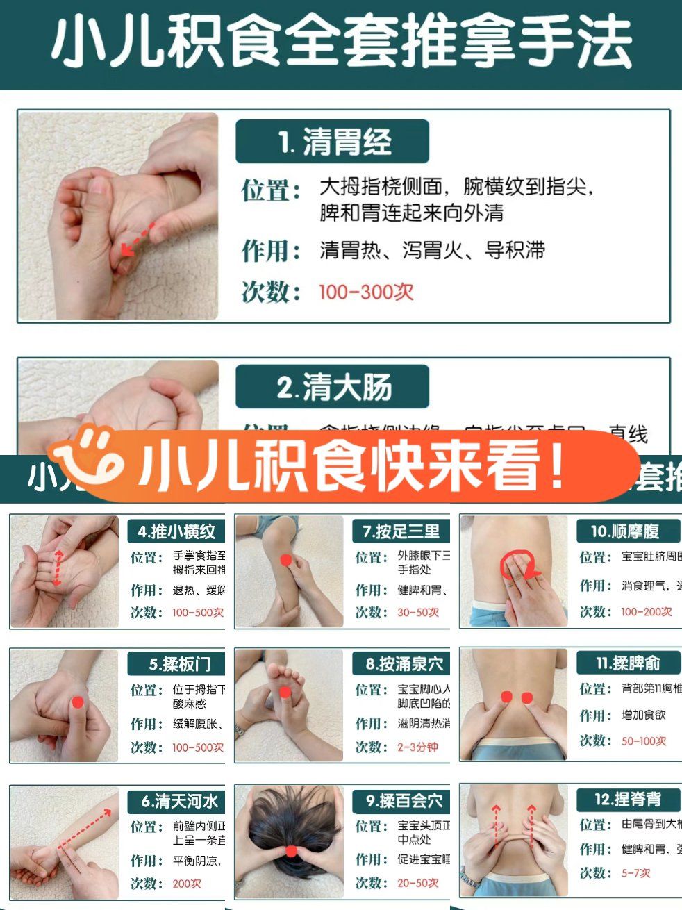 宝宝积食发烧腹泻怎么治疗