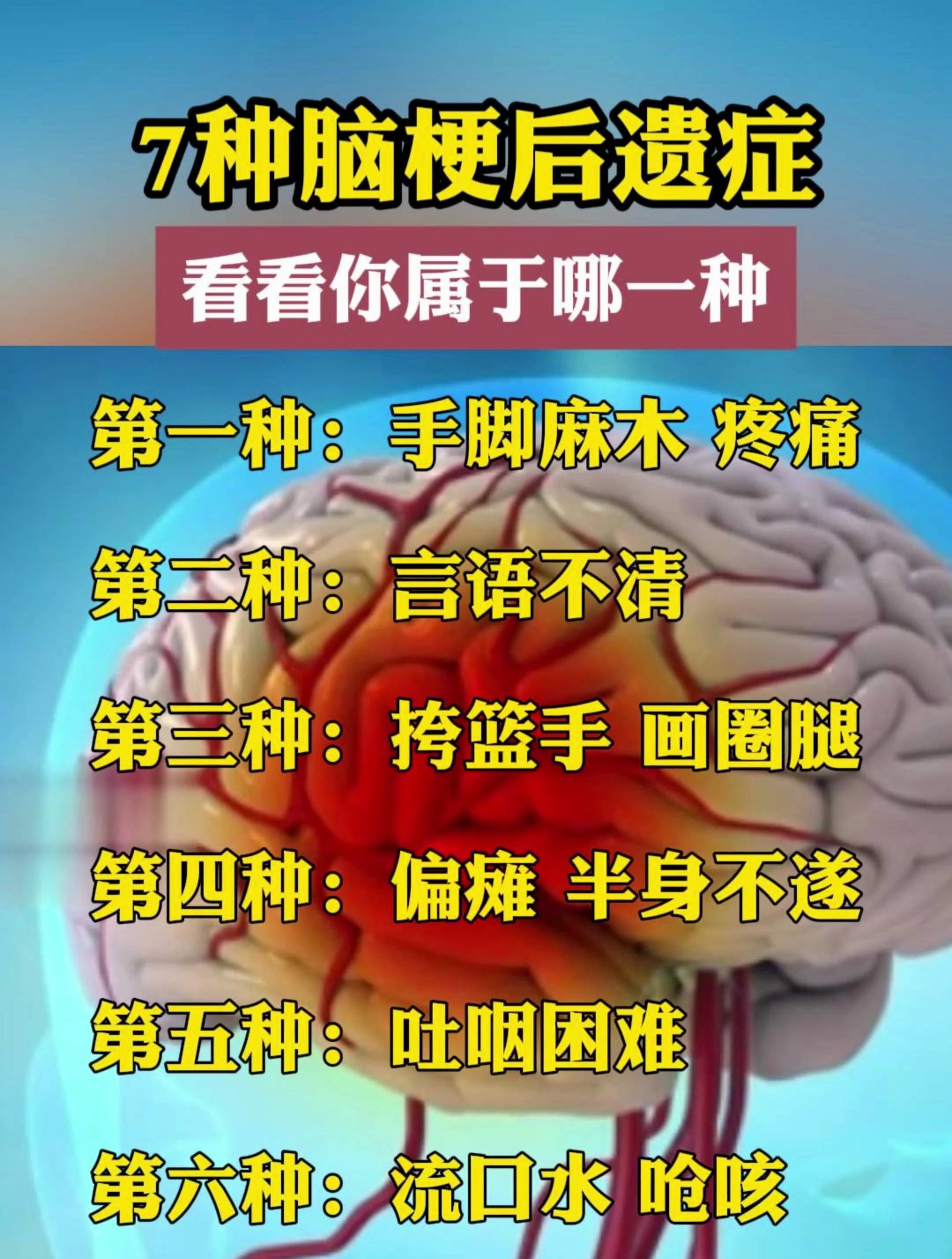 小中风的症状有哪些