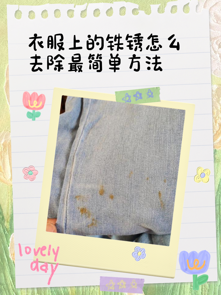 衣服上弄了铁锈怎么办