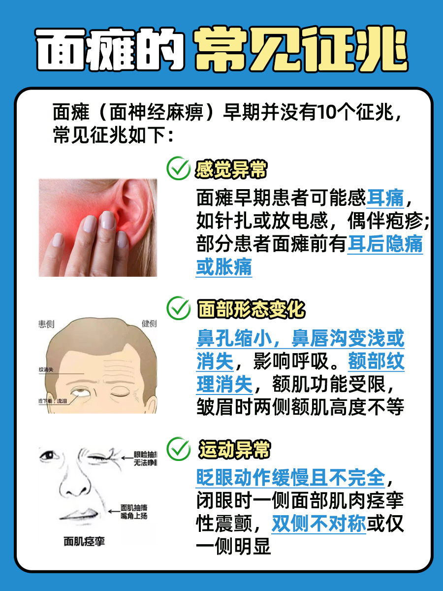 中枢性面瘫和周围性面瘫的区别