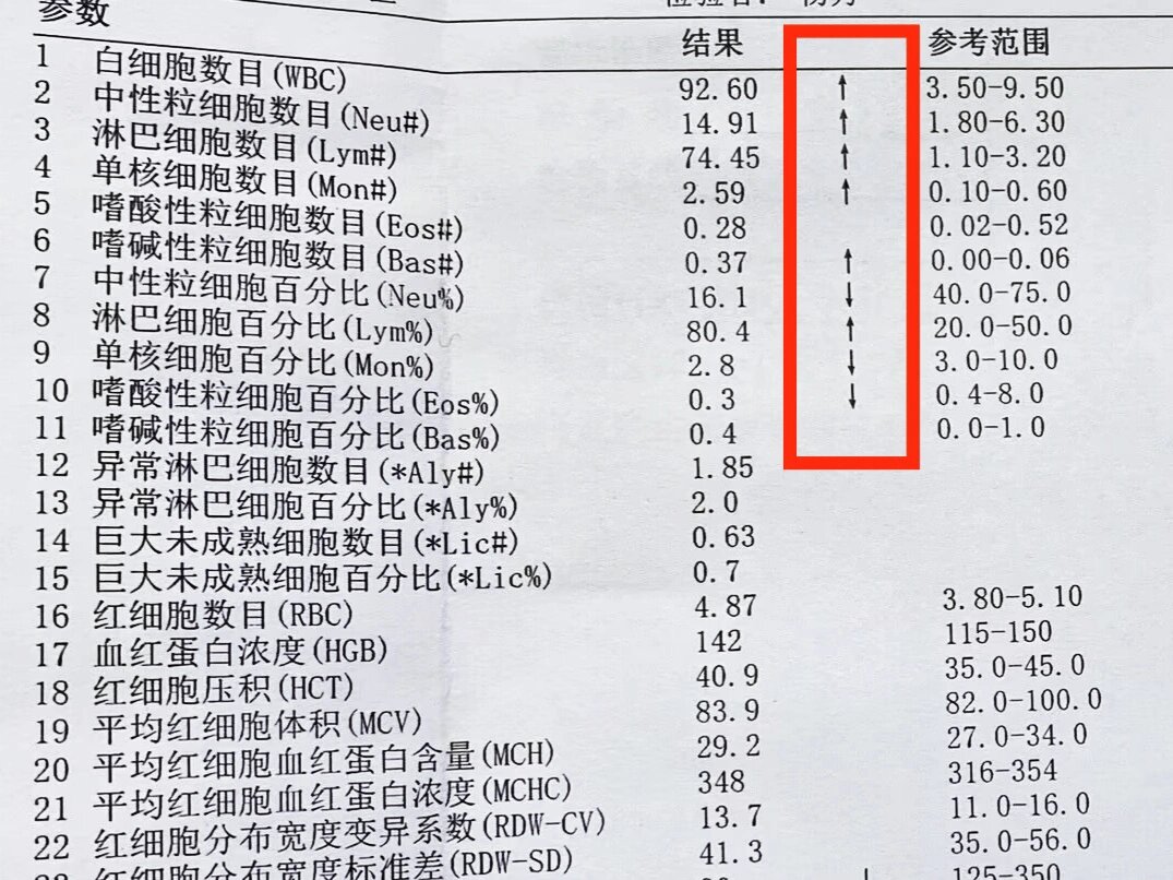 白细胞数目偏高是什么意思