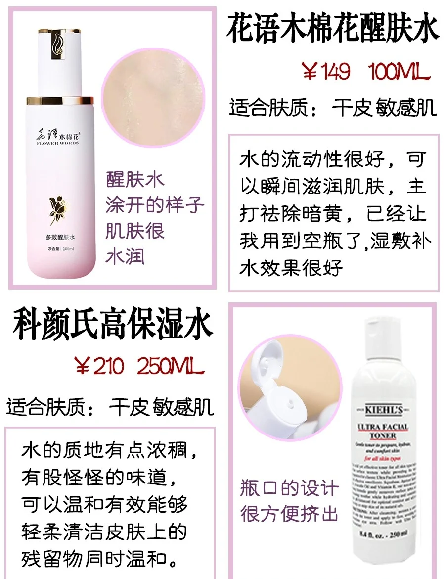 请问醒肤水与爽肤水有什么区别...