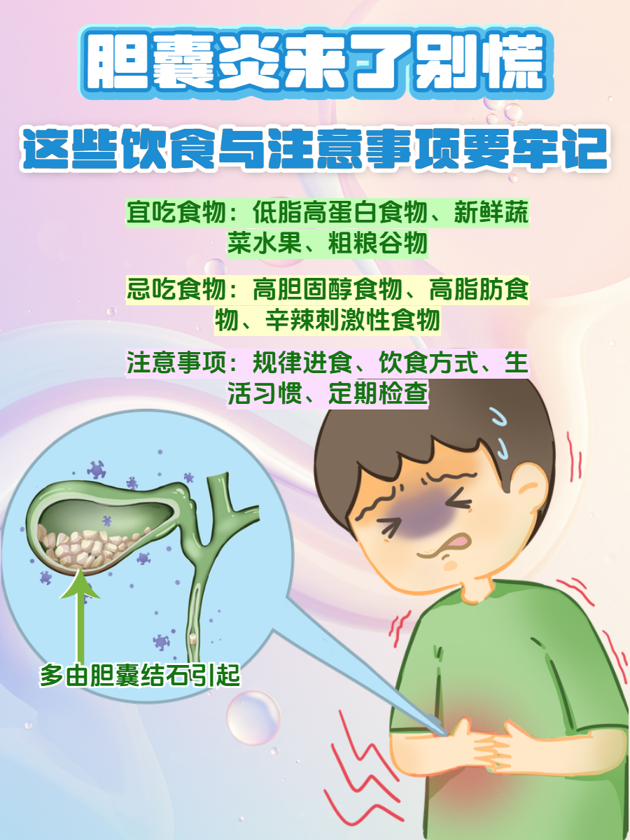 胆囊炎饮食注意什么
