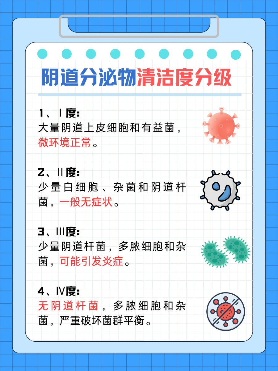 白带清洁度三度是什么意思