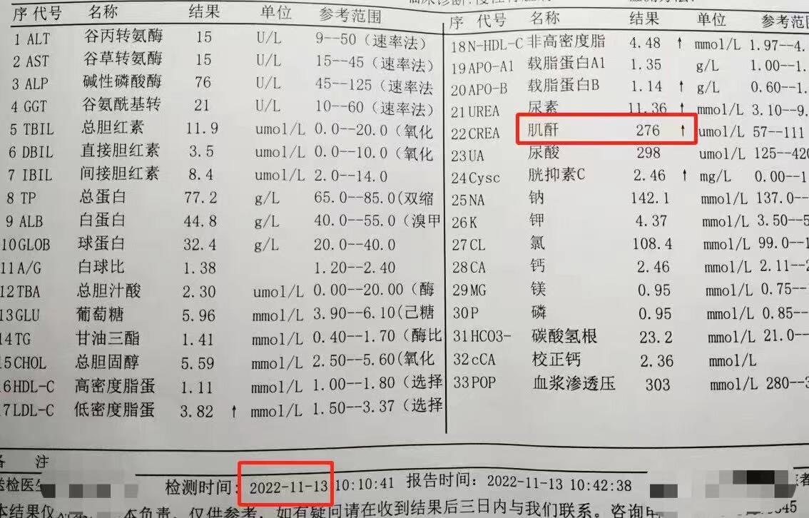 血肌酐低是怎么回事?