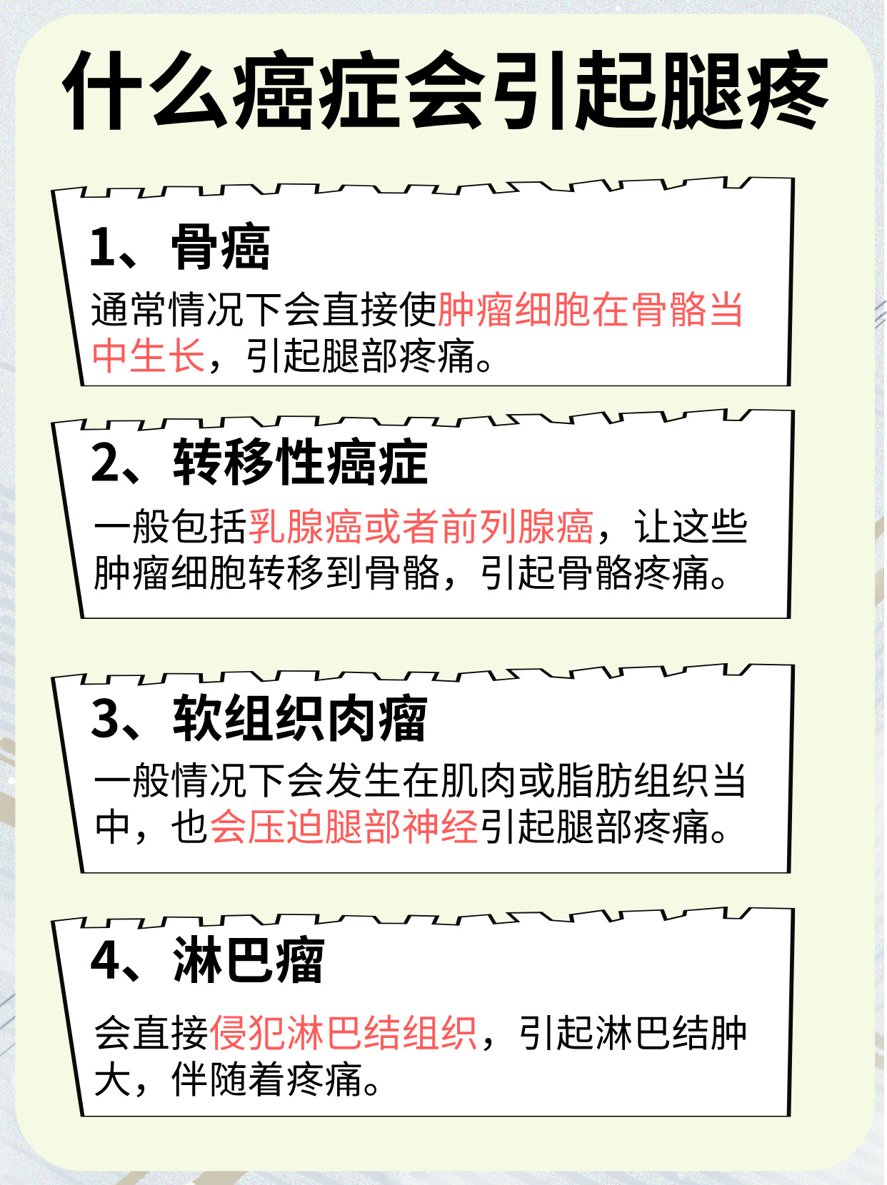 骨癌的症状有哪些