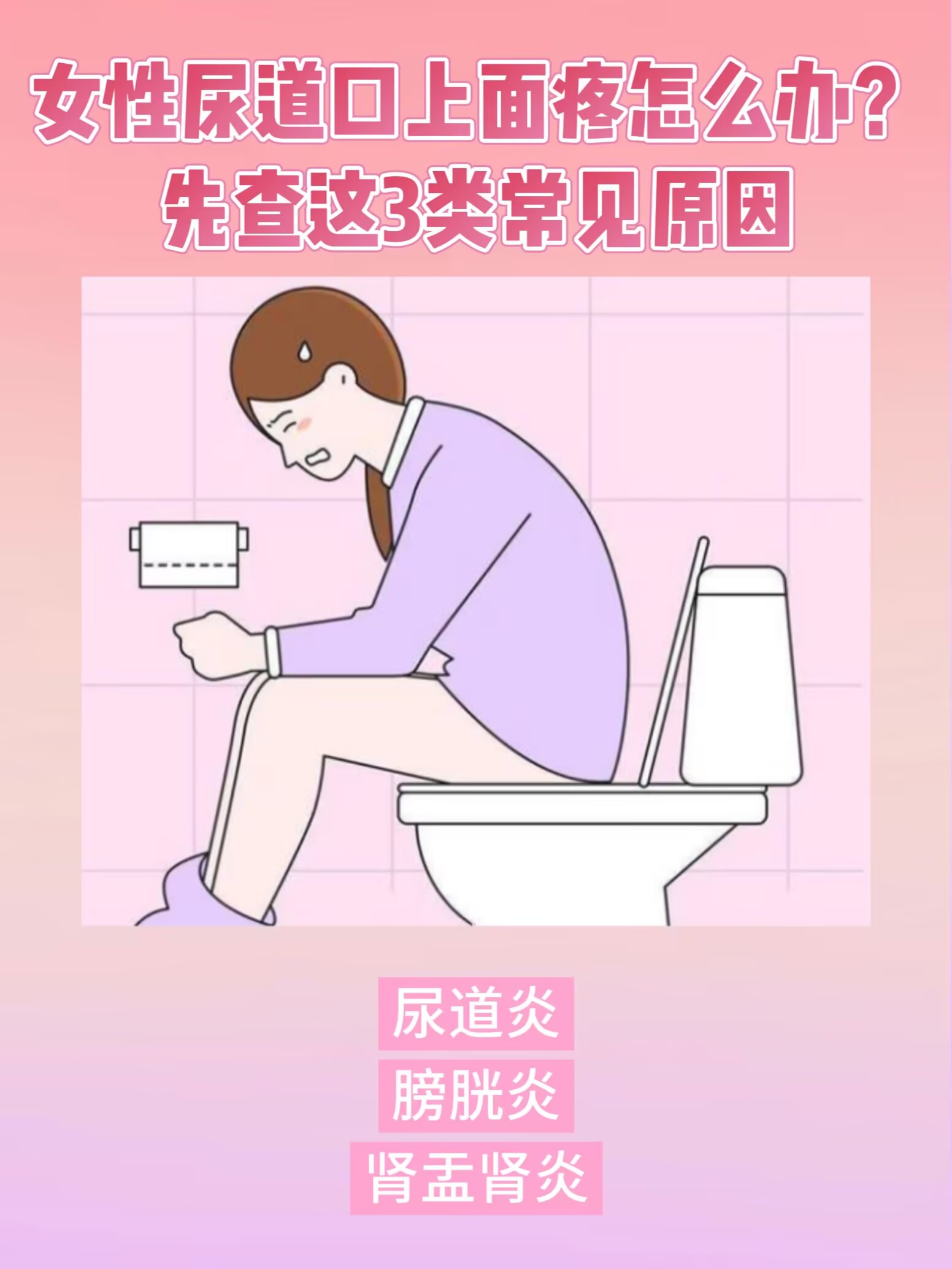 女性尿路感染有什么症状?