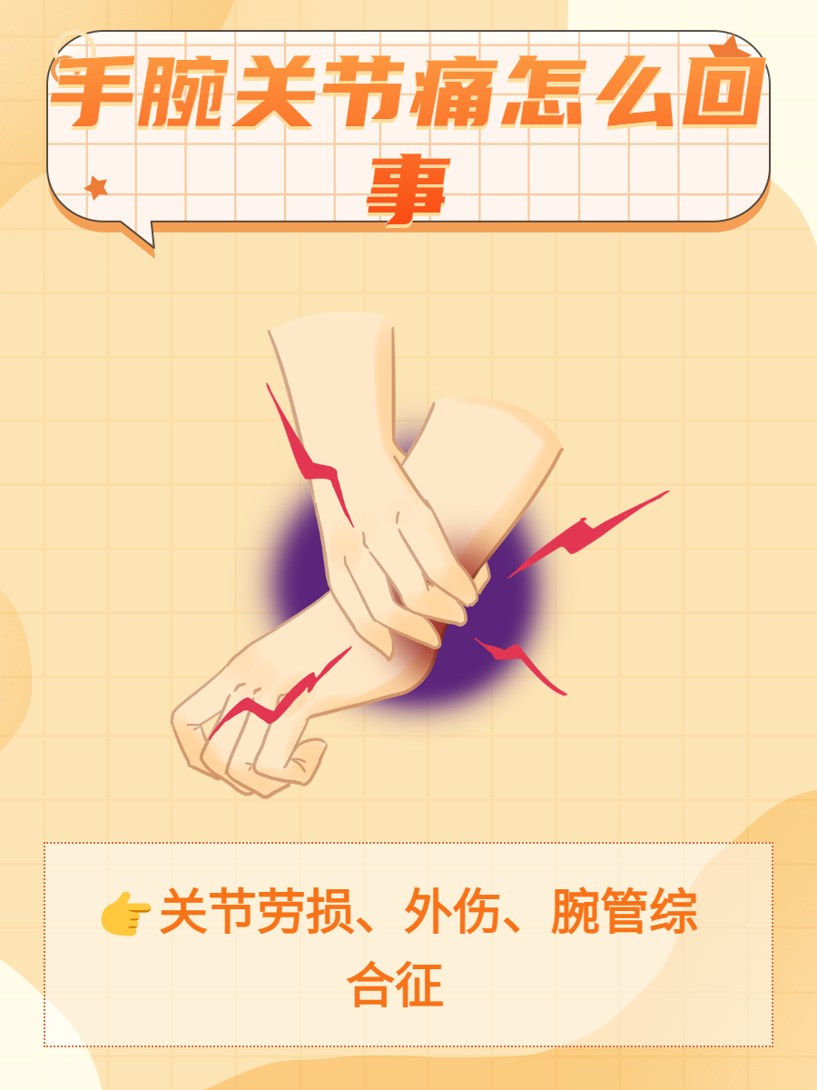 手腕关节疼痛是怎么回事