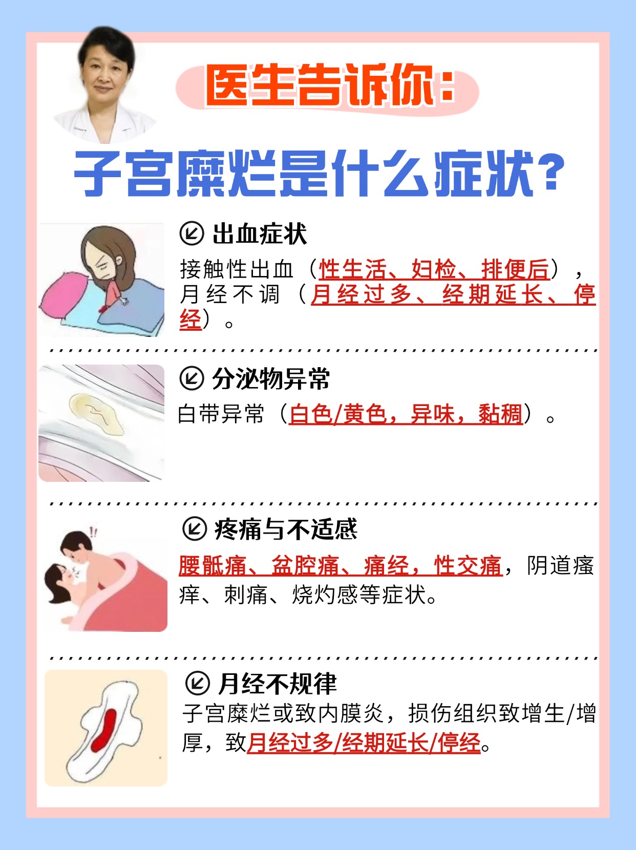 宫颈糜烂二度要手术吗