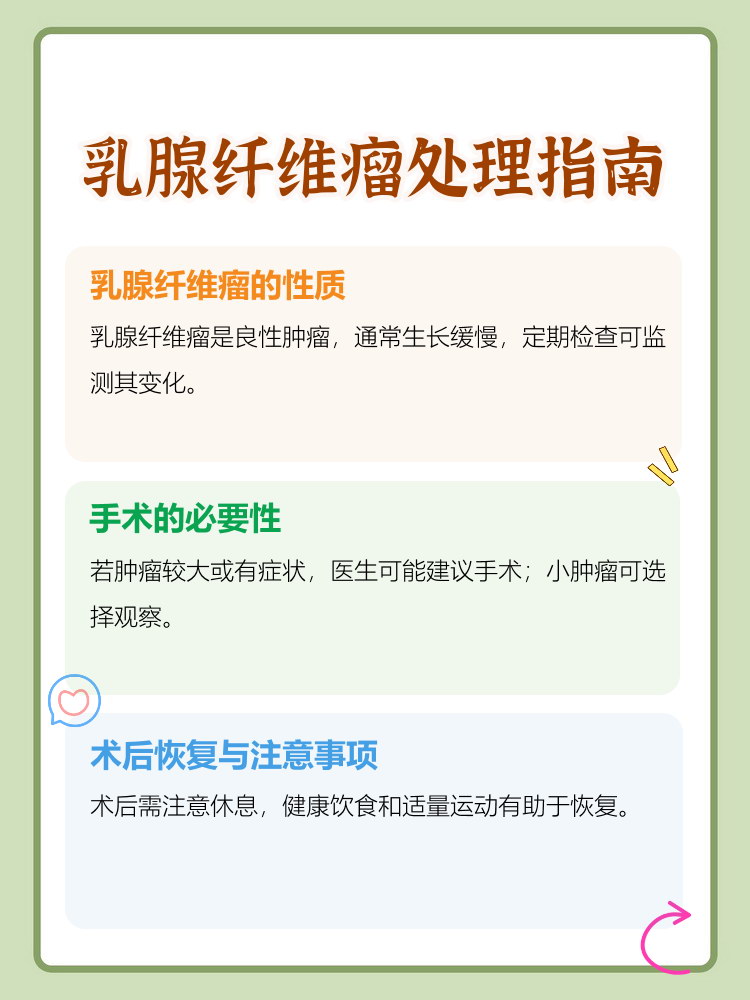 乳腺纤维瘤必须要手术吗?