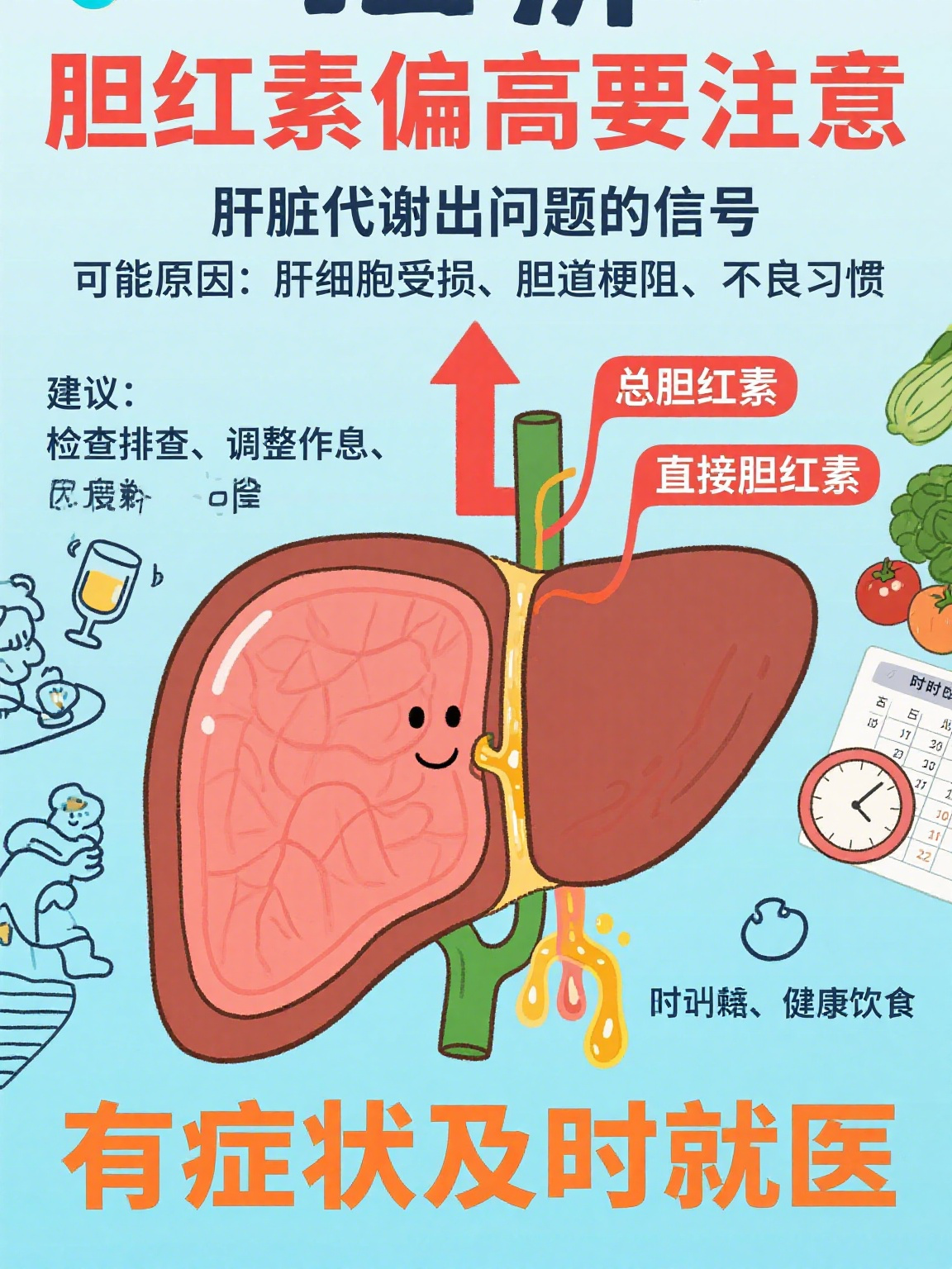 胆红素偏高怎么办