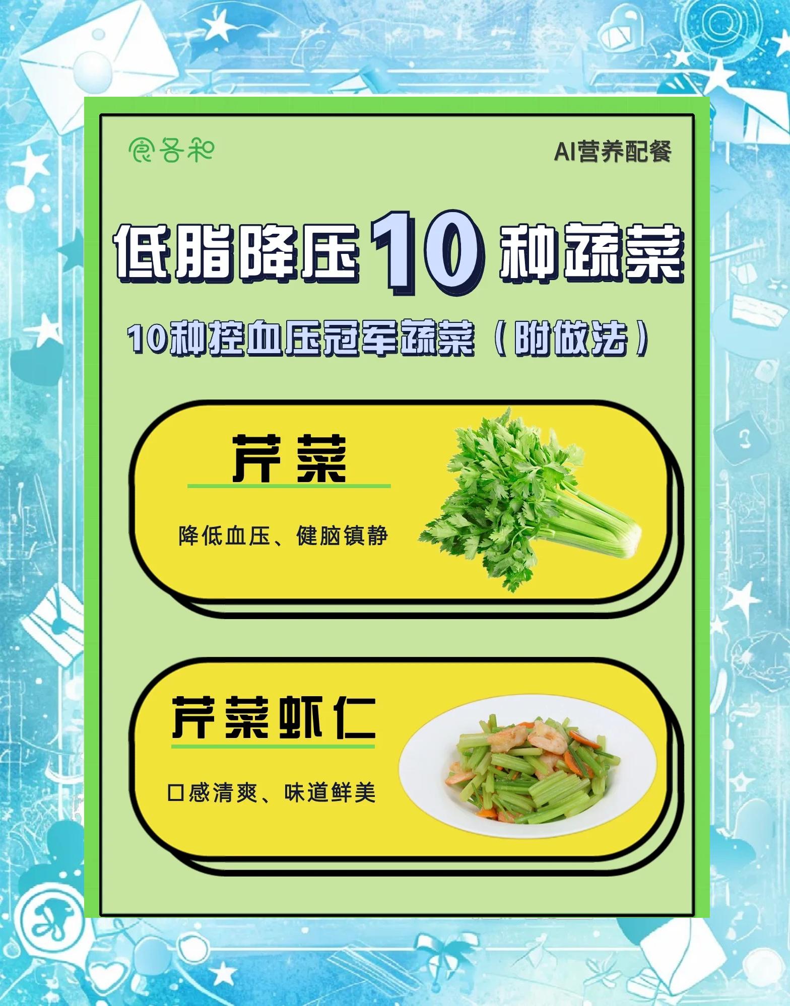 高血压可以吃什么菜