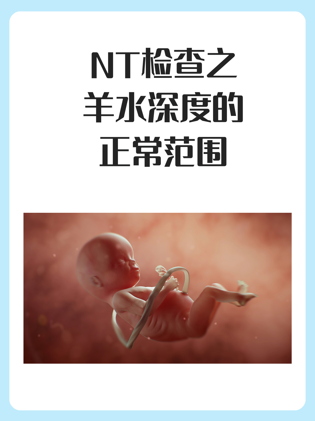 怀孕NT是什么检查项目