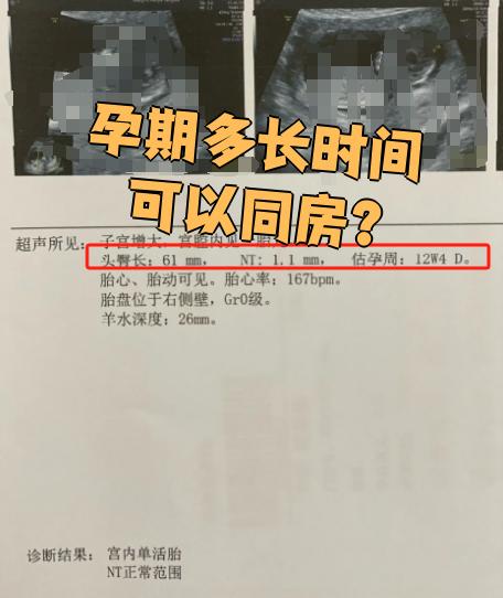 怀孕七个月能不能同房