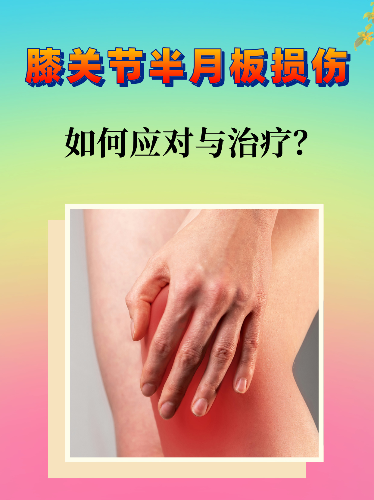 半月板有轻微损伤需怎么办