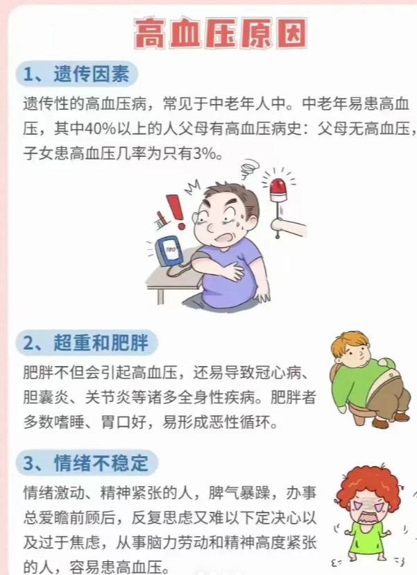 引起高血压的原因有哪些