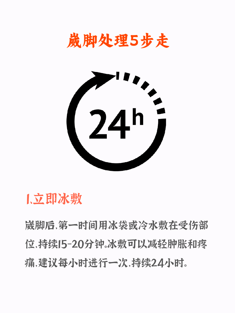 脚崴了,肿了,怎么办