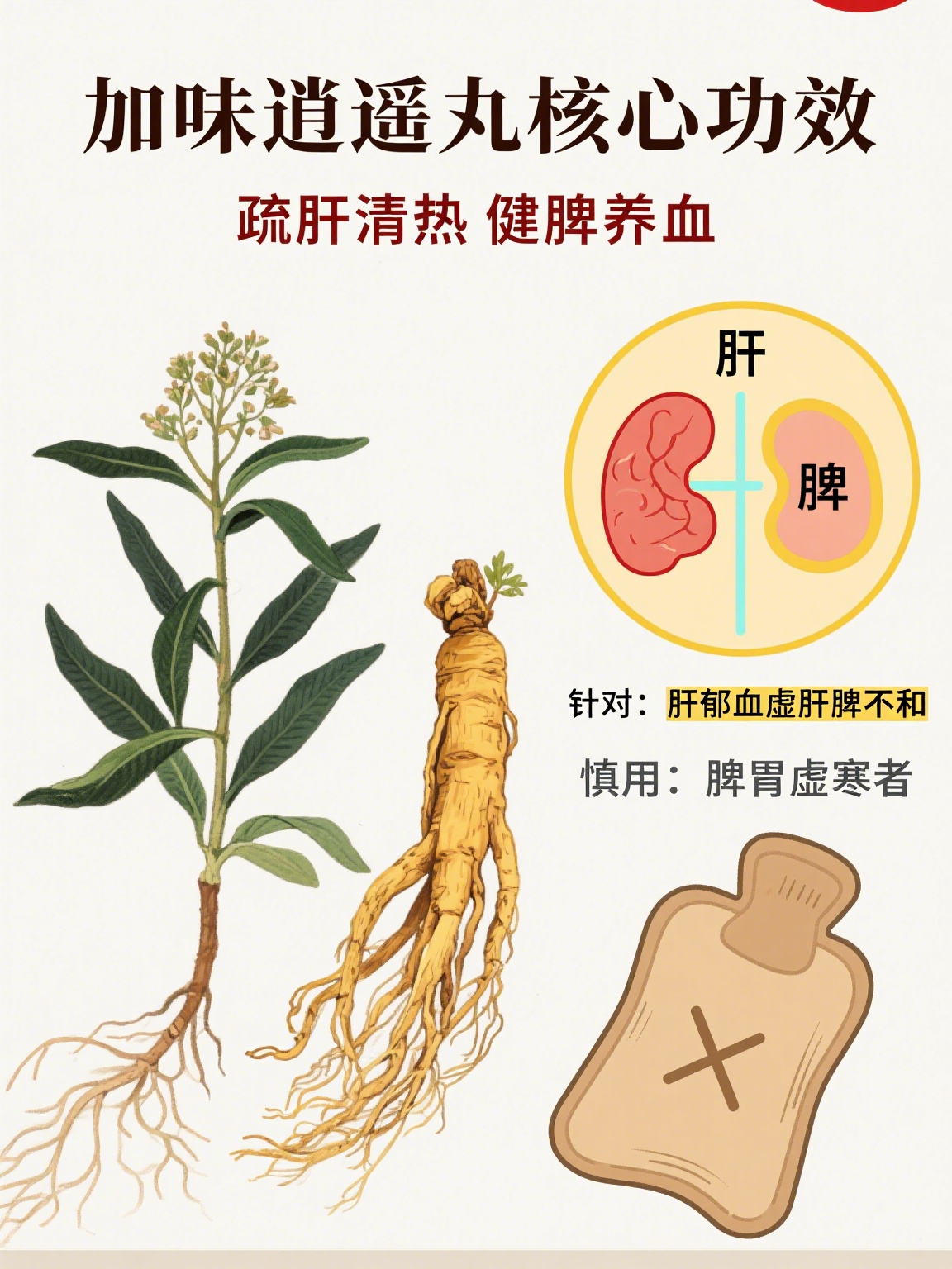 加味逍遥丸的功效与作用及禁忌