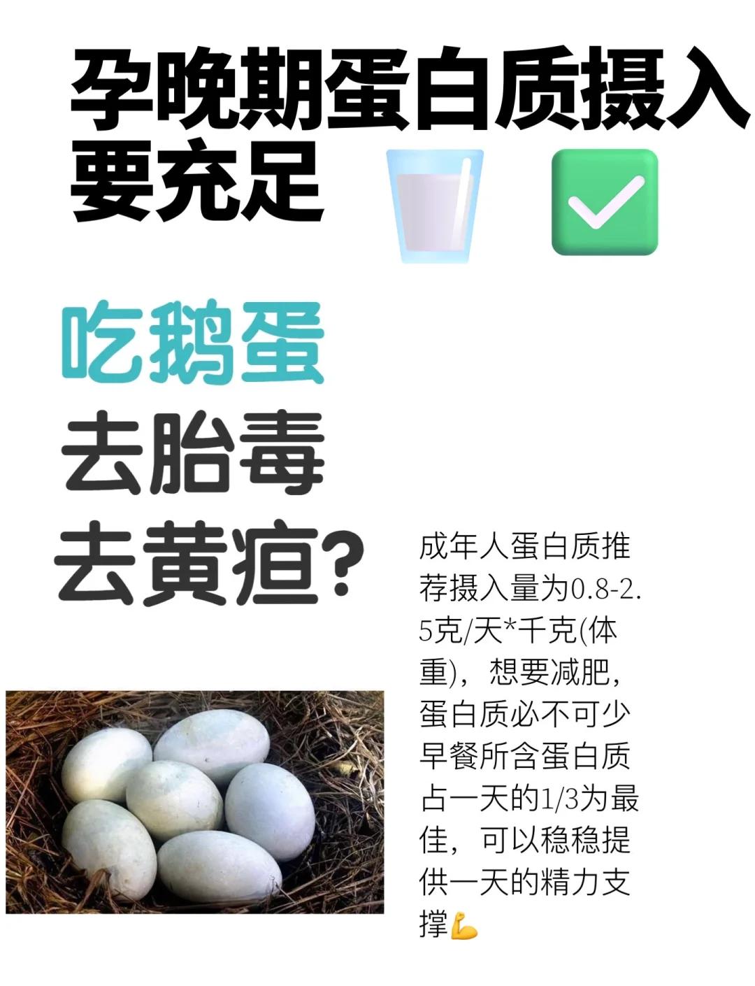 鹅蛋的营养价值及功效