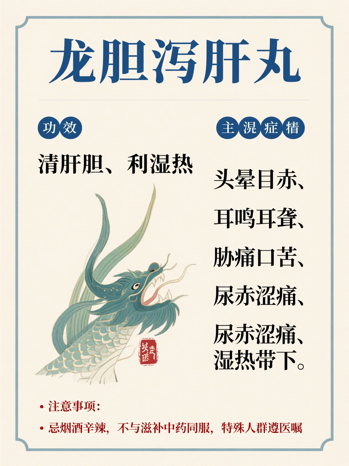 龙胆泻肝汤原方