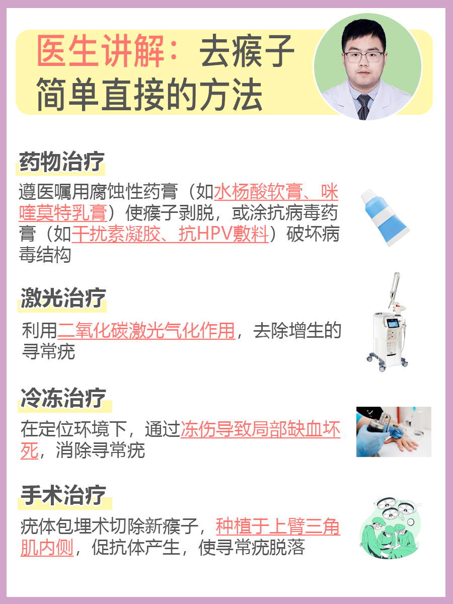 寻常疣如何治疗