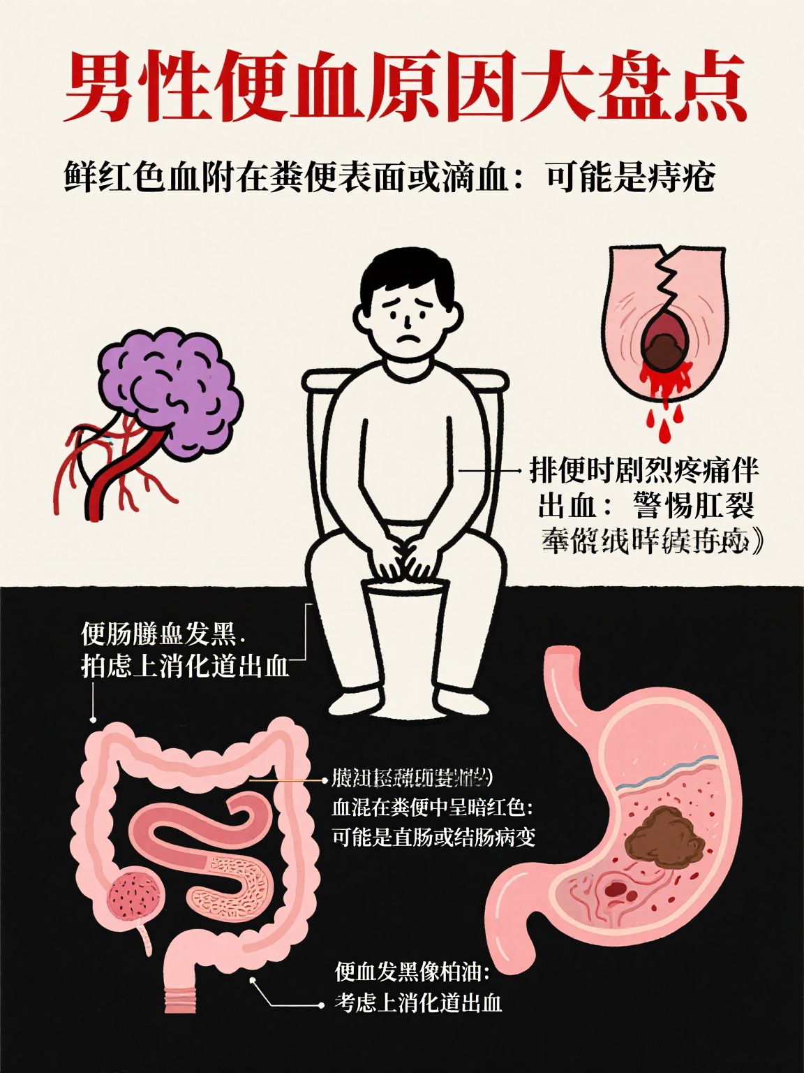 男人大便出血是什么原因引起的