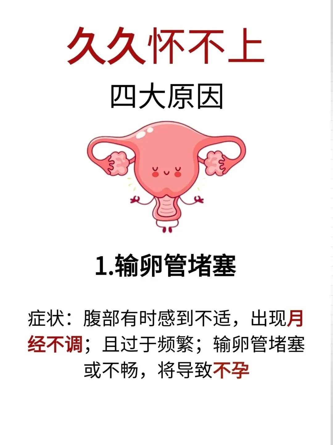 不孕不育有什么症状