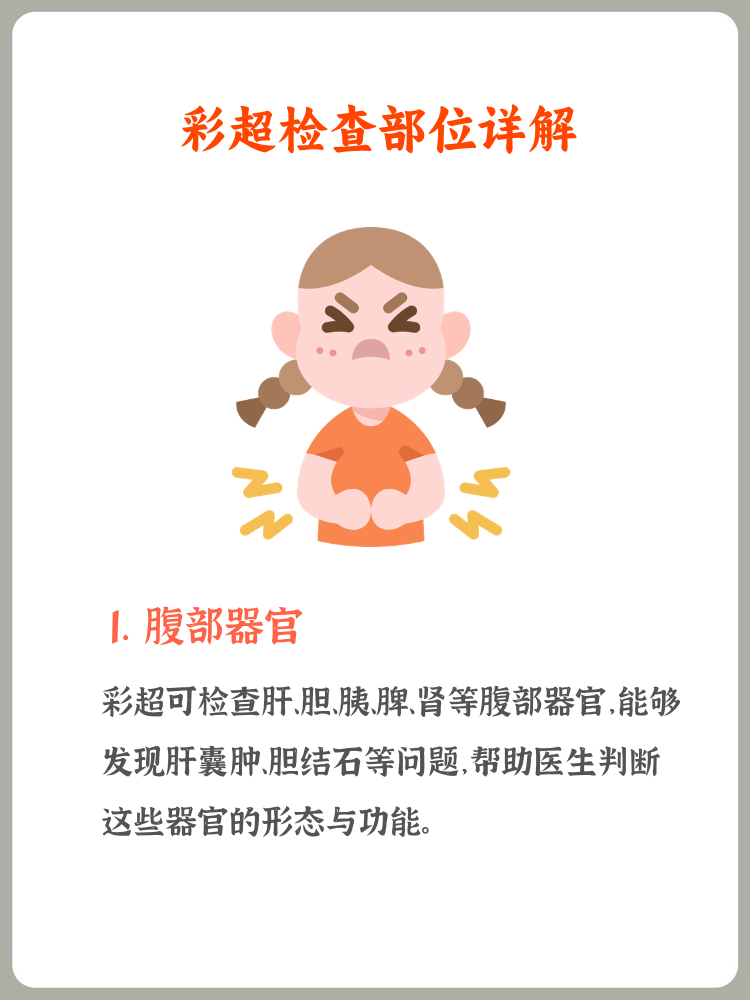 腹部超声能检查出什么?