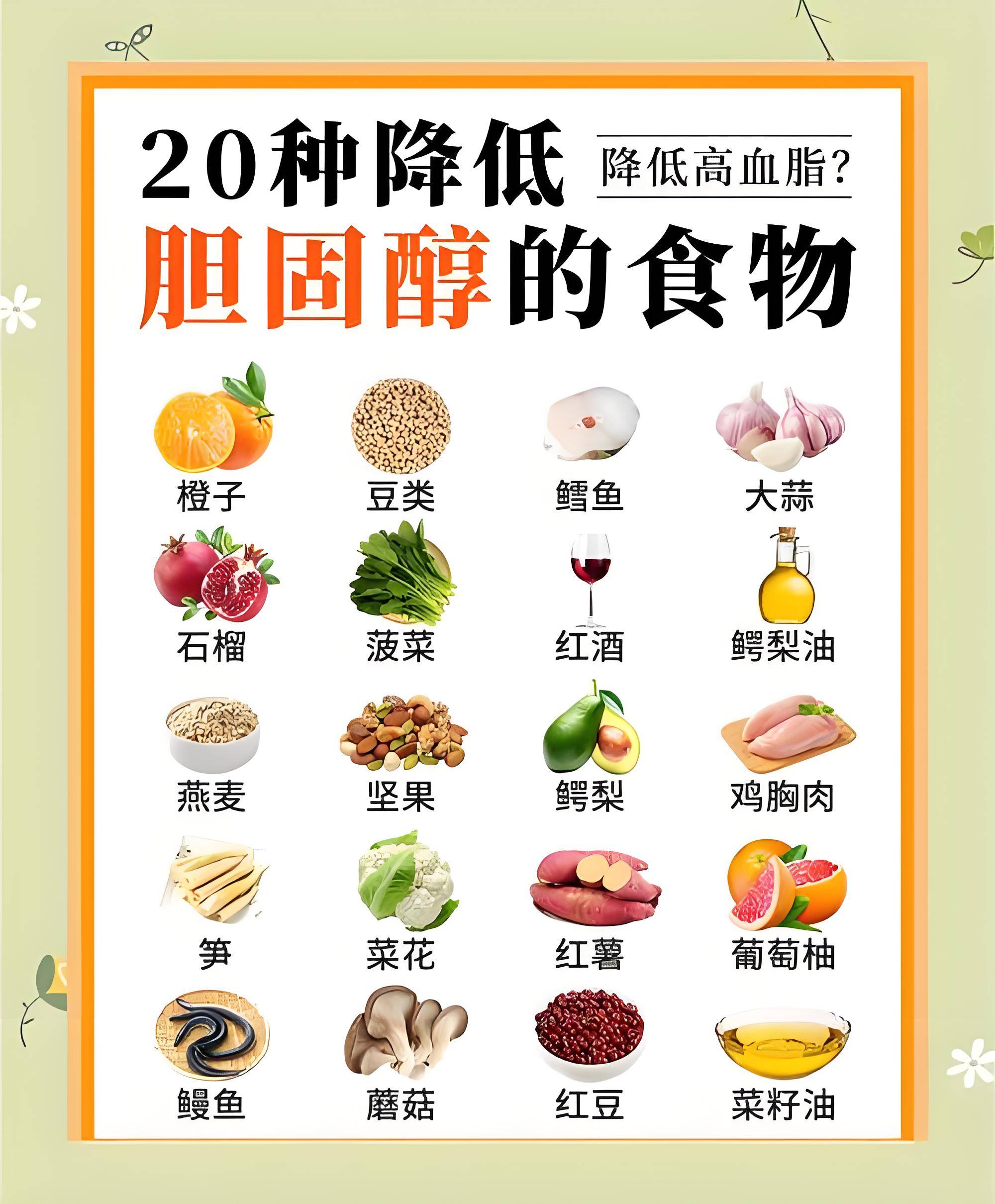 高脂血症的患者吃什么食物好?