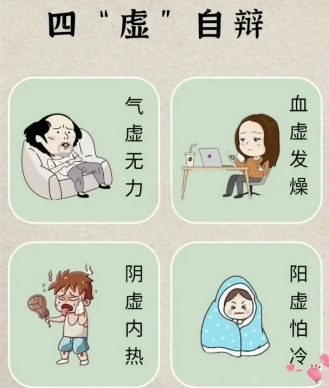 气血亏虚的症状有哪些