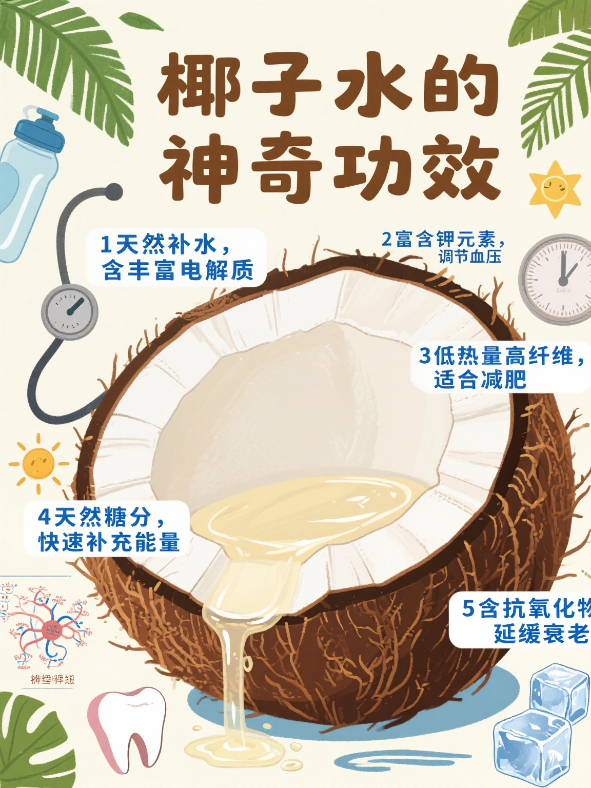 孕妇可以喝椰子汁饮料吗?