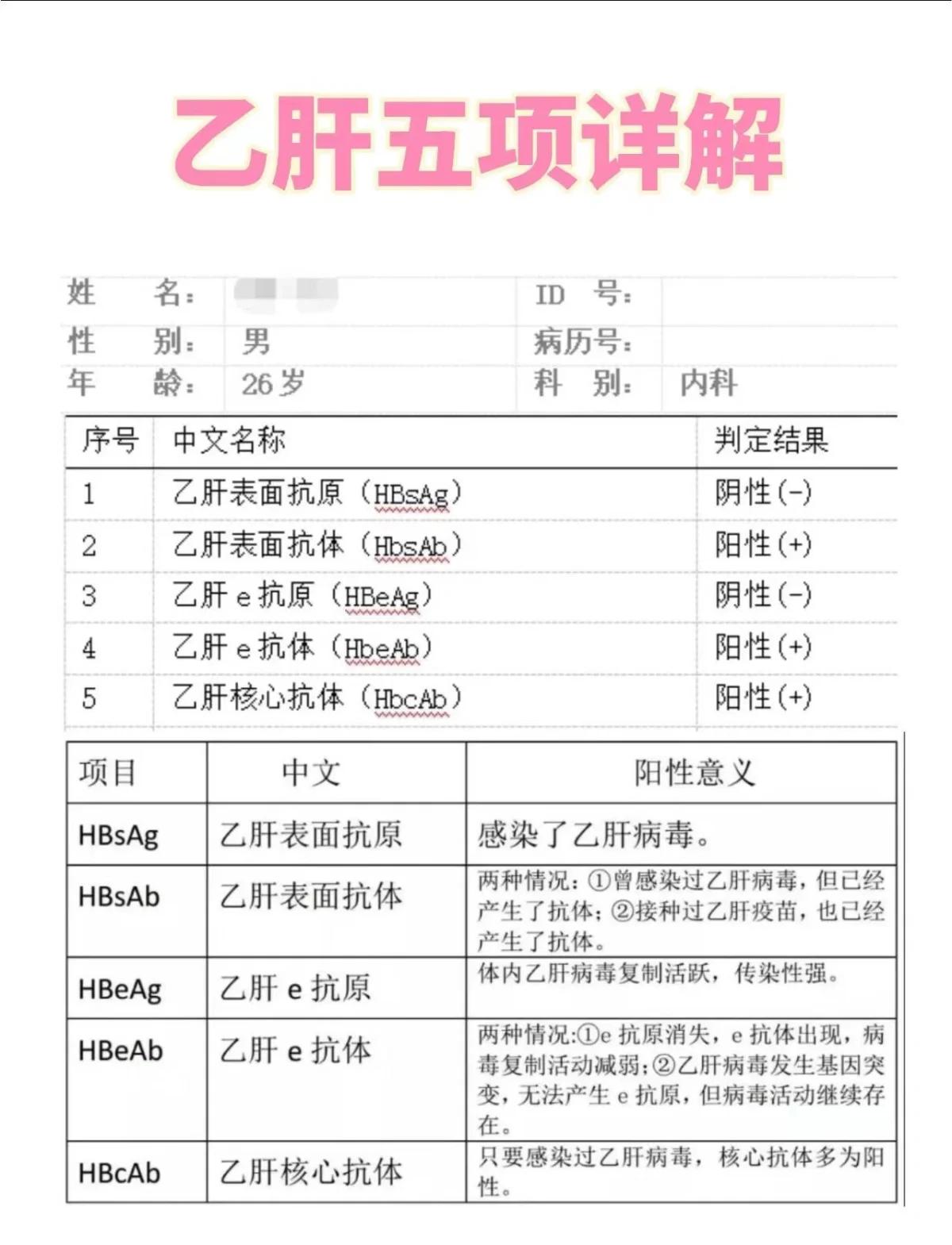 乙肝小三阳是什么意思