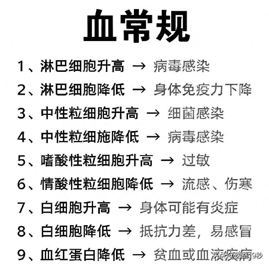 血常规能检查出什么疾病