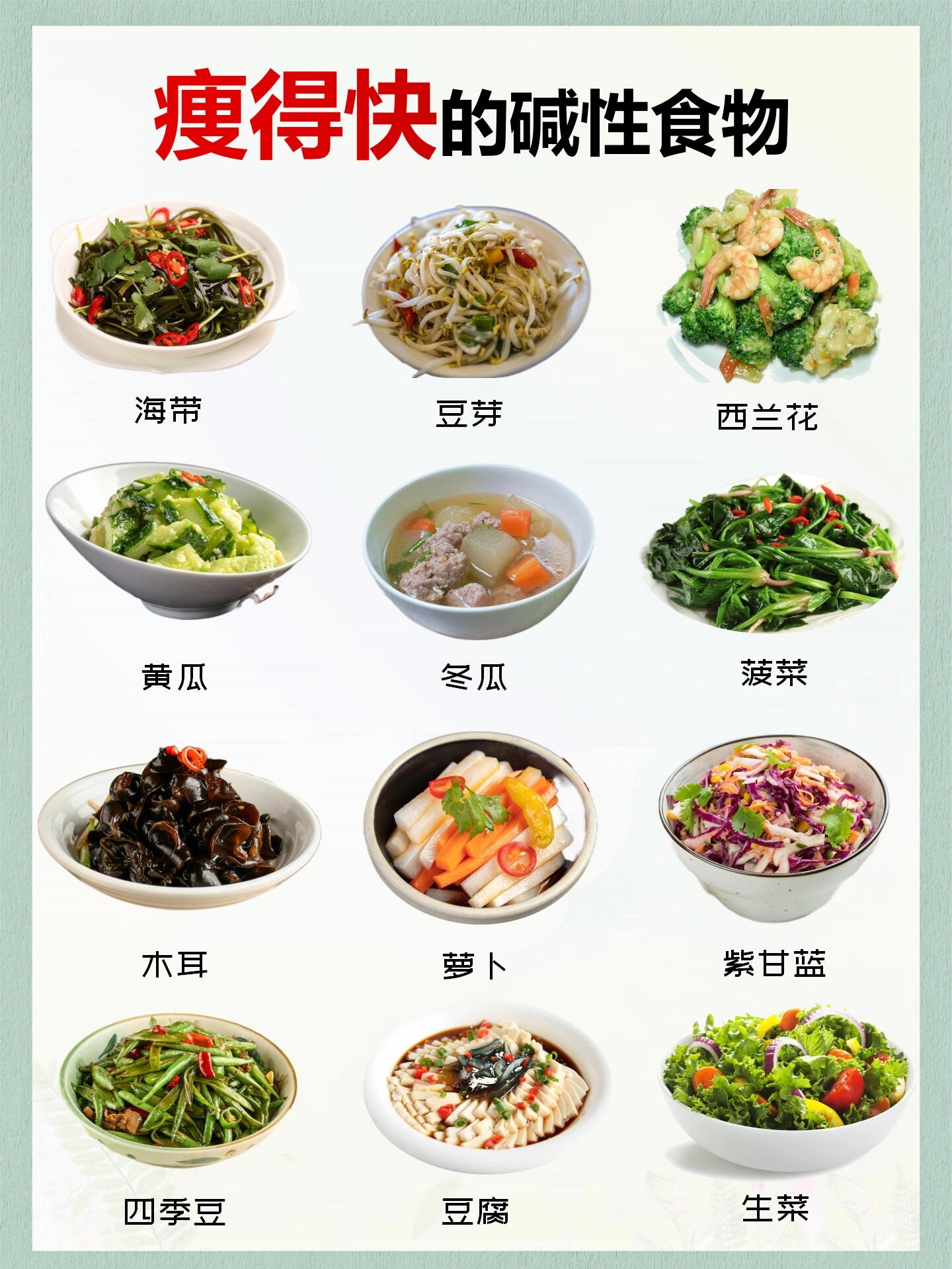 碱性食物要吃多久生男孩