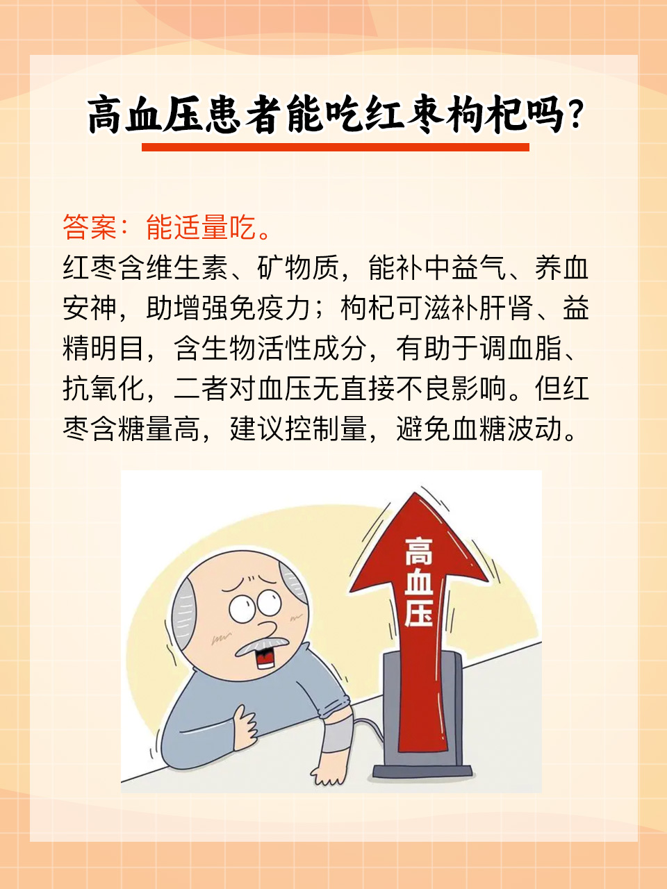 高血压的人能吃枸杞吗